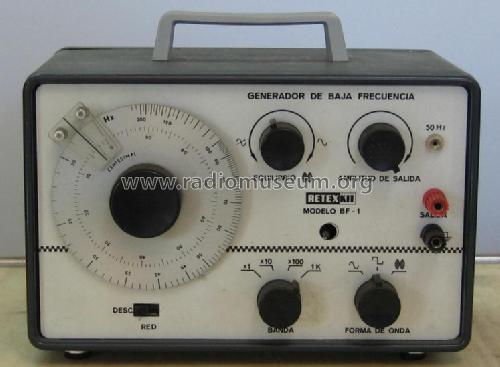 Generador de Baja Frecuencia BF-1; Retex S.A.; (ID = 918353) Equipment