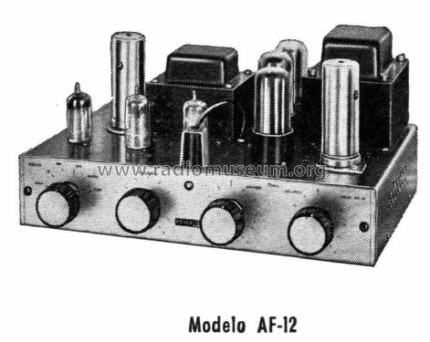 Amplificador de Alta Fidelidad AF-12; Retex S.A., Retexkit (ID = 1537102) Ampl/Mixer