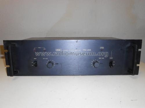 Stereo Power Amplifier PRO 200; Revac s.r.l; Torino (ID = 2313432) Verst/Mix