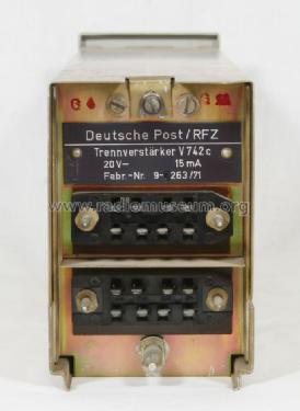 NF-Studioverstärker V742c; Rundfunk- und (ID = 829573) Ampl/Mixer
