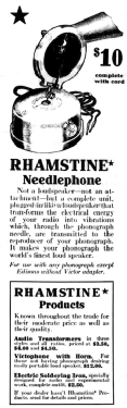 Needlephone ; Rhamstine, J. Thos.; (ID = 2800872) Speaker-P