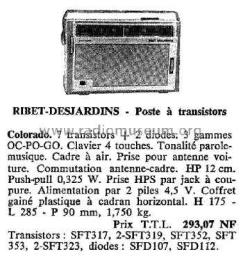 Colorado ; Ribet et Desjardins (ID = 1875006) Radio