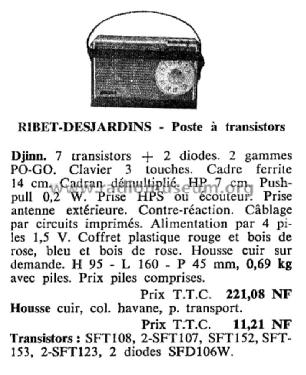 Djinn ; Ribet et Desjardins (ID = 1977714) Radio