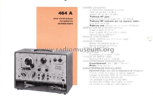 Mire Électronique 464A; Ribet et Desjardins (ID = 1326692) Ausrüstung