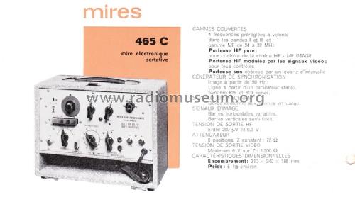 Mire Électronique Portative 465C; Ribet et Desjardins (ID = 1326489) Equipment