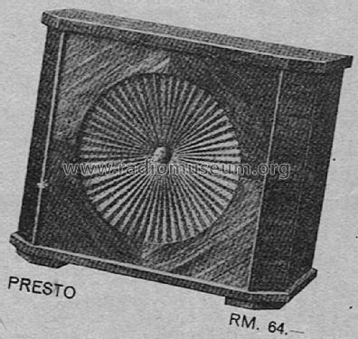 Presto ; Richter, Wilhelm; (ID = 1534700) Parleur
