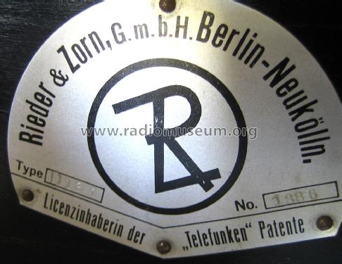 Detektorempfänger D137; Rieder & Zorn GmbH, (ID = 2519394) Crystal