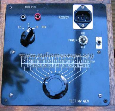 Test mV Generator AU-0365; Rikadenki Kogyo Co., (ID = 485950) Equipment