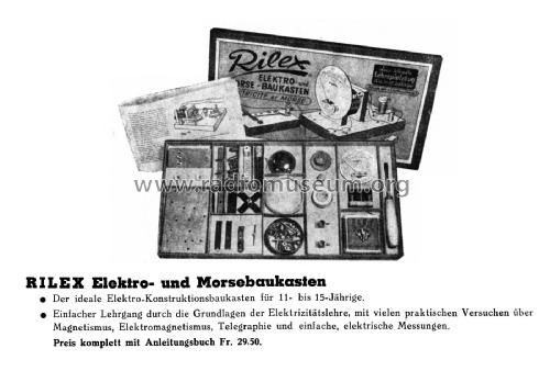 Elektro- und Morse-Baukasten ; Rilex, Max Riner AG; (ID = 2105871) Kit