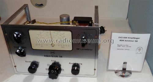 Amateur 58; RIM bzw. Radio-RIM; (ID = 1848125) Amateur-R