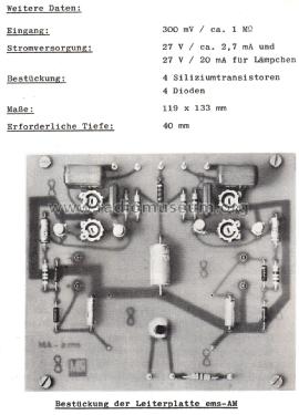 Aussteuerungsmesser ems-AM; RIM bzw. Radio-RIM; (ID = 2433915) Diverses