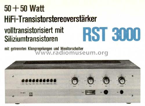 HiFi-Transistorstereoverstärker RST3000; RIM bzw. Radio-RIM; (ID = 1114777) Verst/Mix