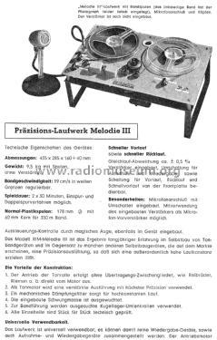 Melodie III ; RIM bzw. Radio-RIM; (ID = 2432997) R-Player