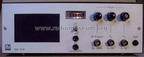 Signalverfolger RSV 70B; RIM bzw. Radio-RIM; (ID = 1540656) Equipment