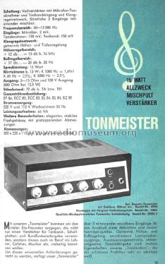 Tonmeister ; RIM bzw. Radio-RIM; (ID = 1696518) Verst/Mix