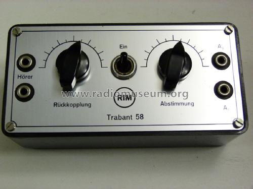 Trabant 58; RIM bzw. Radio-RIM; (ID = 1838718) Diverses