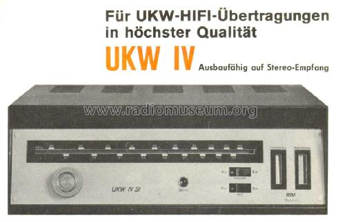 UKW IV ; RIM bzw. Radio-RIM; (ID = 242938) Radio