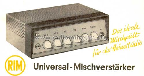 Universal-Mischverstärker ; RIM bzw. Radio-RIM; (ID = 240958) Ampl/Mixer
