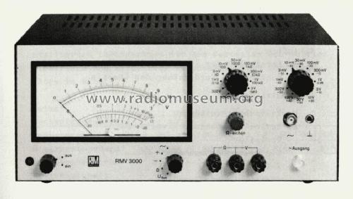 Universal-Voltmeter RMV3000; RIM bzw. Radio-RIM; (ID = 999161) Equipment