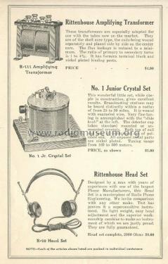 Rittenhouse Radio Specialties ; Rittenhouse Co., The (ID = 2527733) Paper