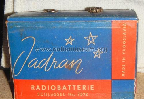 Jadran - Radiobatterie Schlüssel Nr. 7592; RIZ, Radio (ID = 1837306) Fuente-Al
