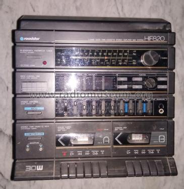 3-Band Twin Cassette Stereo Amplifier Midi System HIF820; Roadstar; Japan (ID = 2704832) Radio
