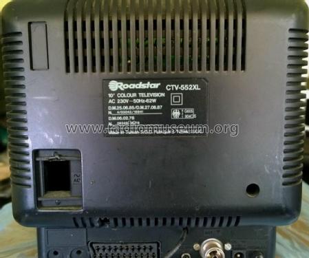 Color Television CTV-552XL; Roadstar; Japan (ID = 2005328) Television