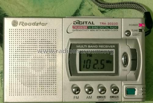 FM/MW/SW 10 Band Digital Radio TRA-3033D; Roadstar; Japan (ID = 2553667) Radio