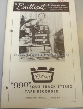 990 R-Player Roberts Electronics Inc.; Los Angeles CA, build 1965 ??