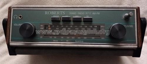 AM/FM 3 Band Radio R717; Roberts Radio Co.Ltd (ID = 2825201) Radio