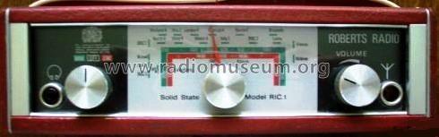 Solid State RIC1; Roberts Radio Co.Ltd (ID = 122834) Radio