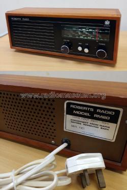 RM20; Roberts Radio Co.Ltd (ID = 2825622) Radio