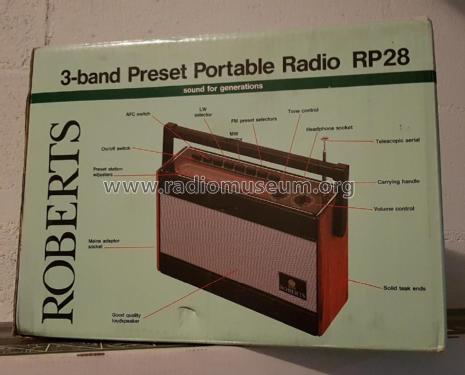 RP28; Roberts Radio Co.Ltd (ID = 2634486) Radio