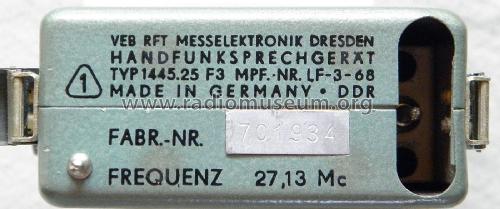 Handfunksprechgerät UFT432 1445.25 F3; Robotron- (ID = 2008685) Commercial TRX