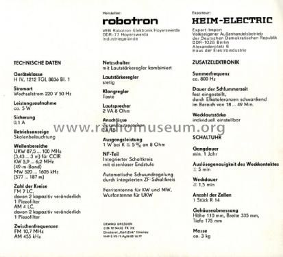 Lausitz 2011; Robotron-Elektronik (ID = 1374234) Radio