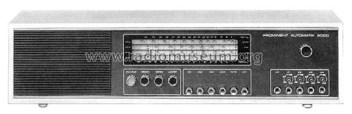 Prominent Automatik 2000; Robotron-Elektronik (ID = 333946) Radio