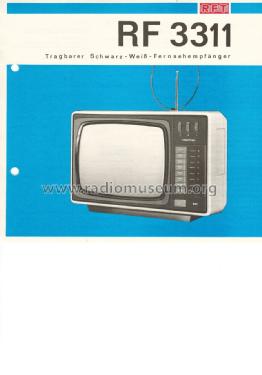 Combi Vision RF3311; Robotron-Elektronik (ID = 1247902) Televisión