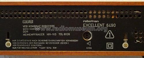 Excellent 6490; Robotron-Elektronik (ID = 2088277) Radio