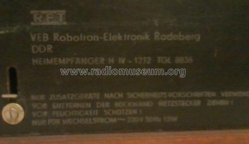 Radeberg 74; Robotron-Elektronik (ID = 1411054) Radio