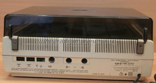 Stereo Set 4001; Robotron Rechen- und (ID = 2226330) Radio