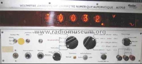 Voltmètre Ampèremètre Ohmètre Numérique A1176B; Rochar électronique; (ID = 1176750) Equipment