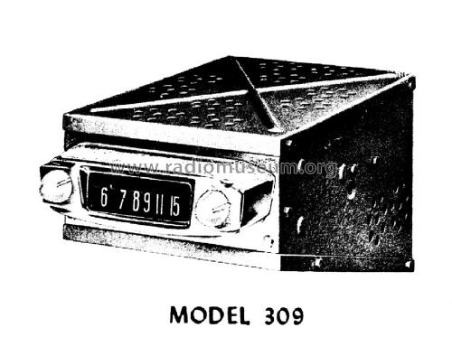 Auto Radio 309; Rogers-Majestic, (ID = 2207144) Car Radio