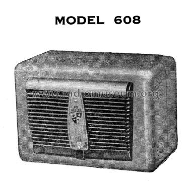 Automobile Radio 608; Rogers-Majestic, (ID = 2208241) Car Radio