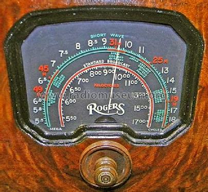 Rogers 12-60 Ch= 7R621; Rogers-Majestic, (ID = 906127) Radio