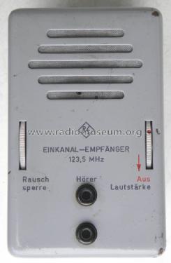 Einkanal-Empfänger EU-091; Rohde & Schwarz, PTE (ID = 1020263) Commercial Re