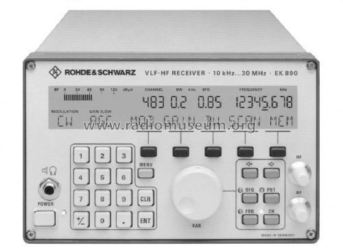 EK 890; Rohde & Schwarz, PTE (ID = 209069) Commercial Re