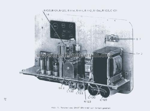 Empfänger-Messsender AM/FM SMAF-BN41407; Rohde & Schwarz, PTE (ID = 975816) Equipment