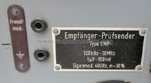 Empfänger-Prüfsender SMP BN 4110; Rohde & Schwarz, PTE (ID = 1318513) Equipment