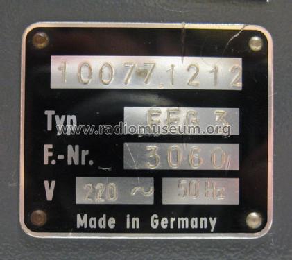 Frequenzzähler FEG3 BN4733201; Rohde & Schwarz, PTE (ID = 1401435) Equipment