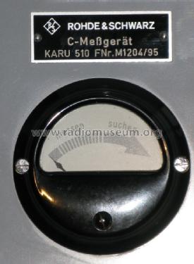 Kapazitätsmeßgerät KARU ; Rohde & Schwarz, PTE (ID = 1388414) Ausrüstung